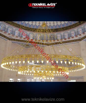 Fir Model Mosque Chandeliers - Teknikel Chandelier